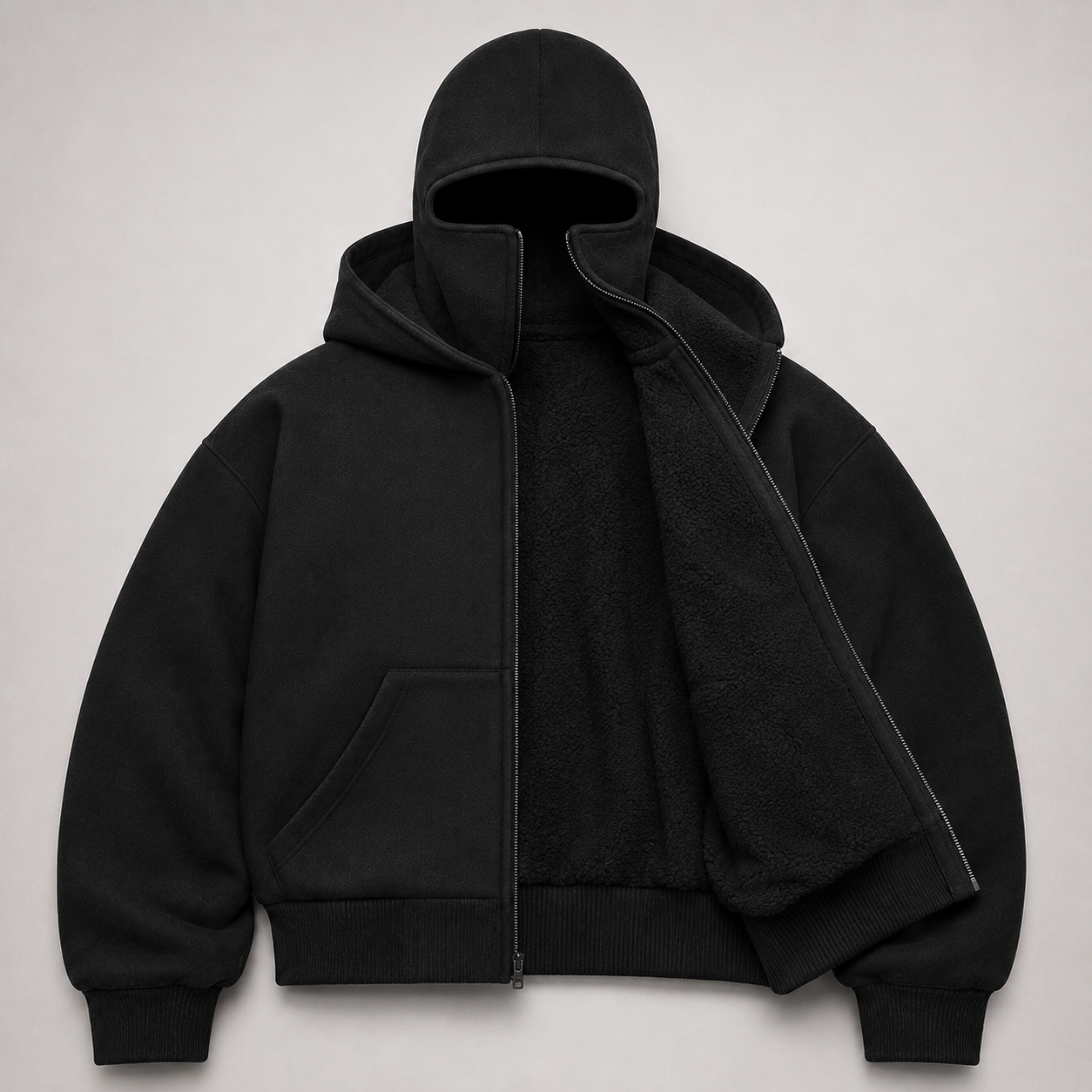 Hoodie Motero con Pasamontañas